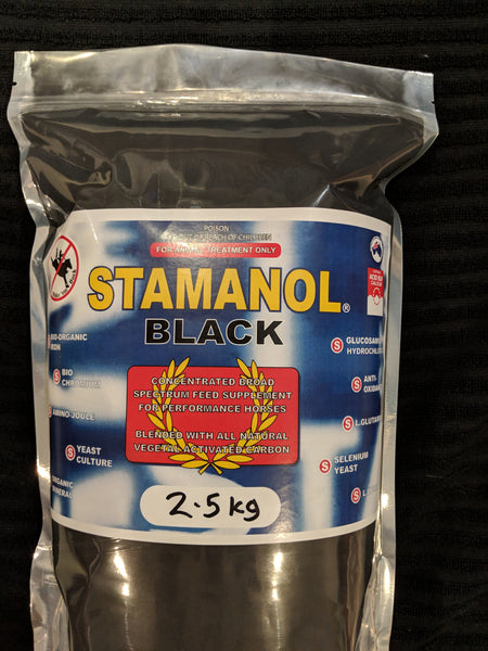 STAMANOL BLACK 2.5kg, 4.9kg and 2 x 4.9kg bag pack (inc Aust Post shipping)