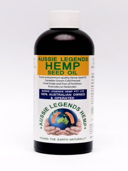 "NEW"   HEMP SEED OIL   200ml Food Grade   "NEW"   (Includes Shipping)